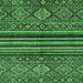 Square Abstract Emerald Green Modern Rug, abs595emgrn