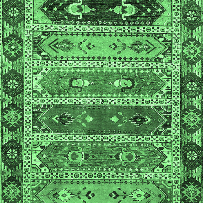 Machine Washable Abstract Emerald Green Modern Area Rugs, wshabs596emgrn