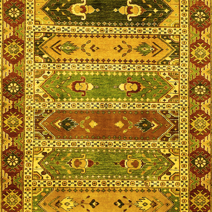 Abstract Yellow Modern Rug, abs596yw