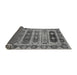 Sideview of Abstract Gray Modern Rug, abs596gry