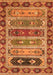 Abstract Orange Modern Rug, abs596org