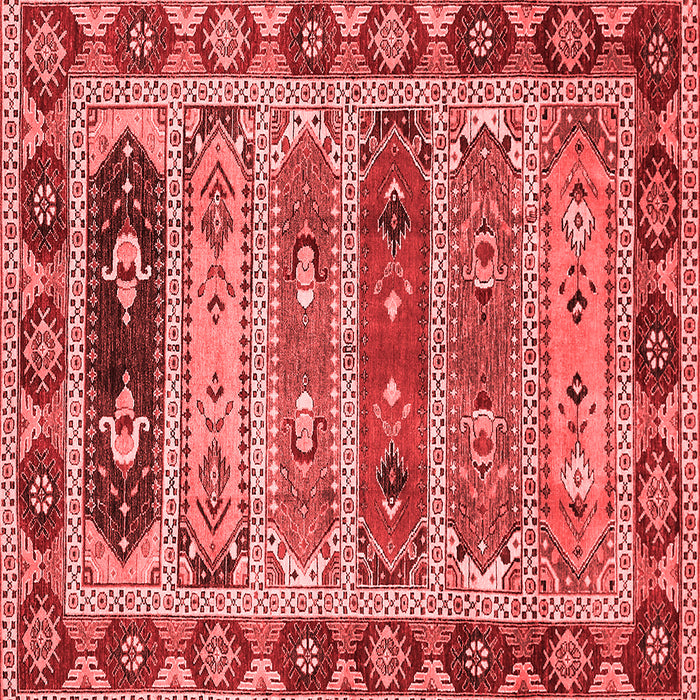 Machine Washable Abstract Red Modern Rug, wshabs596red