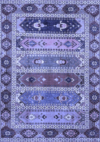 Abstract Blue Modern Rug, abs596blu