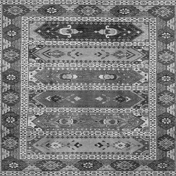 Square Abstract Gray Modern Rug, abs596gry