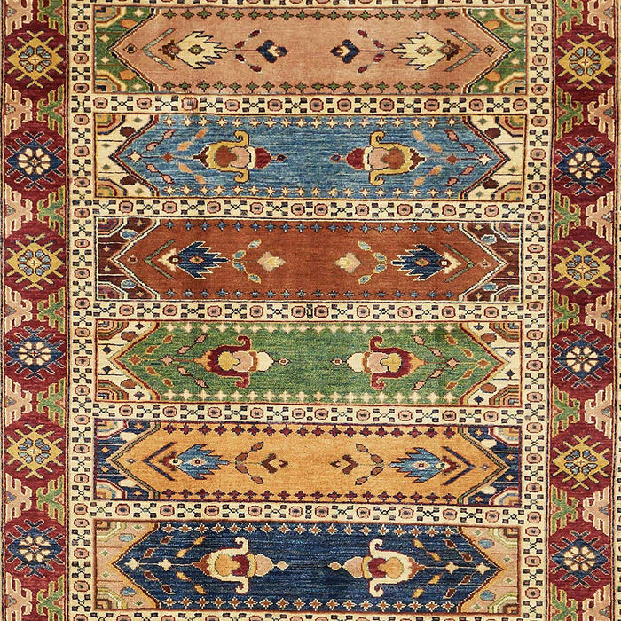 Abstract Metallic Gold Modern Rug, abs596