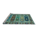 Sideview of Machine Washable Abstract Light Blue Modern Rug, wshabs596lblu