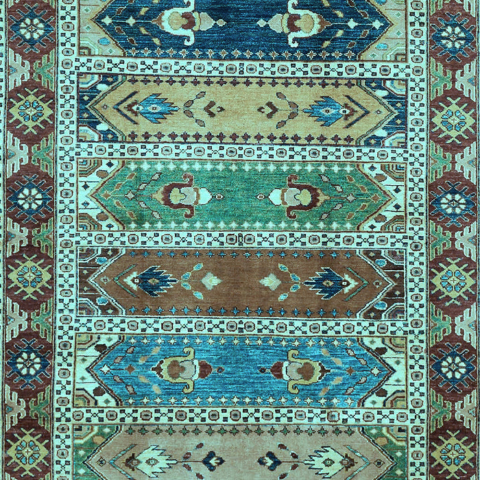 Abstract Light Blue Modern Rug, abs596lblu