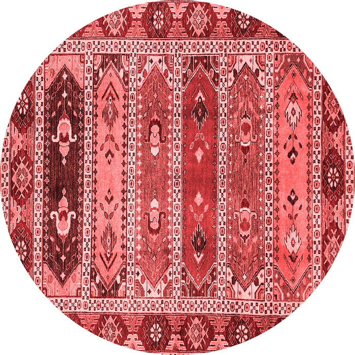 Machine Washable Abstract Red Modern Rug, wshabs596red