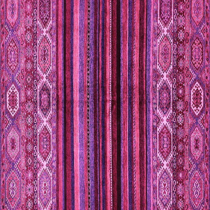 Square Machine Washable Abstract Pink Modern Rug, wshabs597pnk