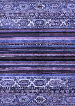 Abstract Blue Modern Rug, abs597blu