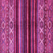 Square Abstract Pink Modern Rug, abs597pnk