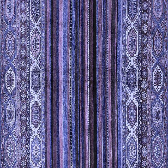 Square Abstract Blue Modern Rug, abs597blu