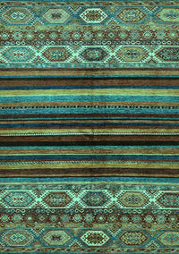 Abstract Turquoise Modern Rug, abs597turq