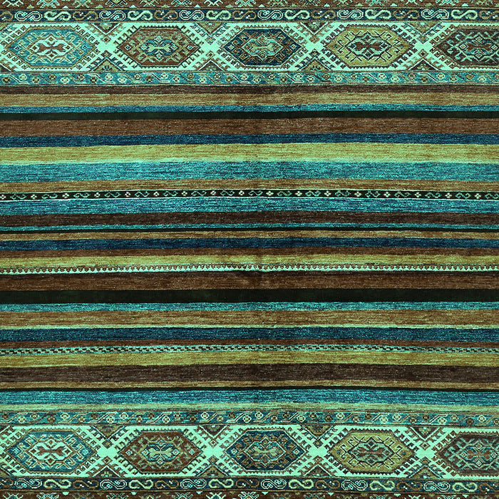 Abstract Turquoise Modern Rug, abs597turq