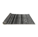 Sideview of Abstract Gray Modern Rug, abs597gry