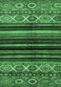 Abstract Emerald Green Modern Rug, abs597emgrn