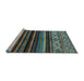 Sideview of Machine Washable Abstract Light Blue Modern Rug, wshabs597lblu