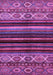 Machine Washable Abstract Purple Modern Area Rugs, wshabs597pur