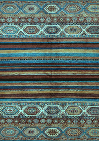 Abstract Light Blue Modern Rug, abs597lblu