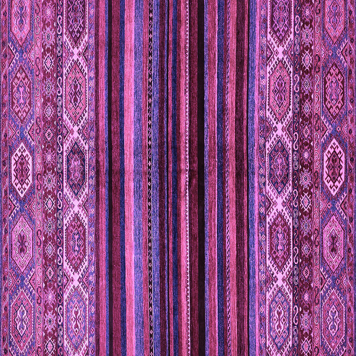 Square Machine Washable Abstract Purple Modern Area Rugs, wshabs597pur