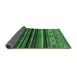 Sideview of Abstract Emerald Green Modern Rug, abs597emgrn