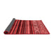 Abstract Red Modern Area Rugs