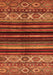 Abstract Orange Modern Rug, abs597org