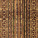 Square Abstract Brown Modern Rug, abs598brn