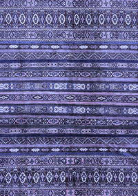 Abstract Blue Modern Rug, abs598blu