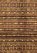 Abstract Brown Modern Rug, abs598brn