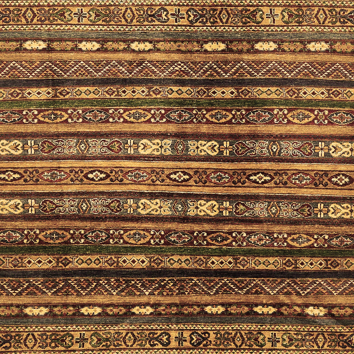 Abstract Brown Modern Rug, abs598brn