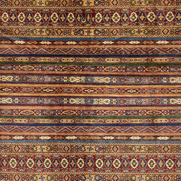 Square Machine Washable Abstract Vermilion Red Rug, wshabs598