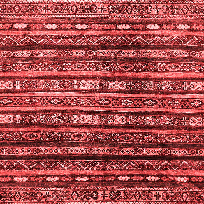Machine Washable Abstract Red Modern Rug, wshabs598red