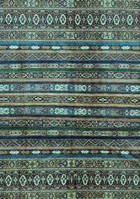 Abstract Light Blue Modern Rug, abs598lblu