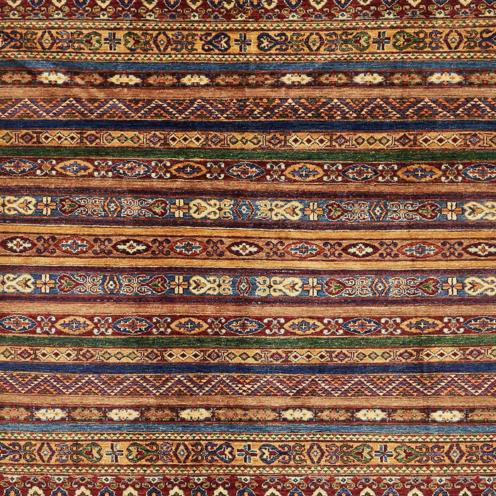 Abstract Red Modern Rug, abs598