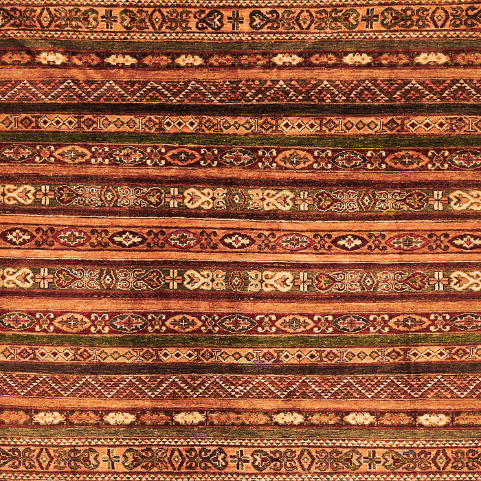 Abstract Orange Modern Rug, abs598org