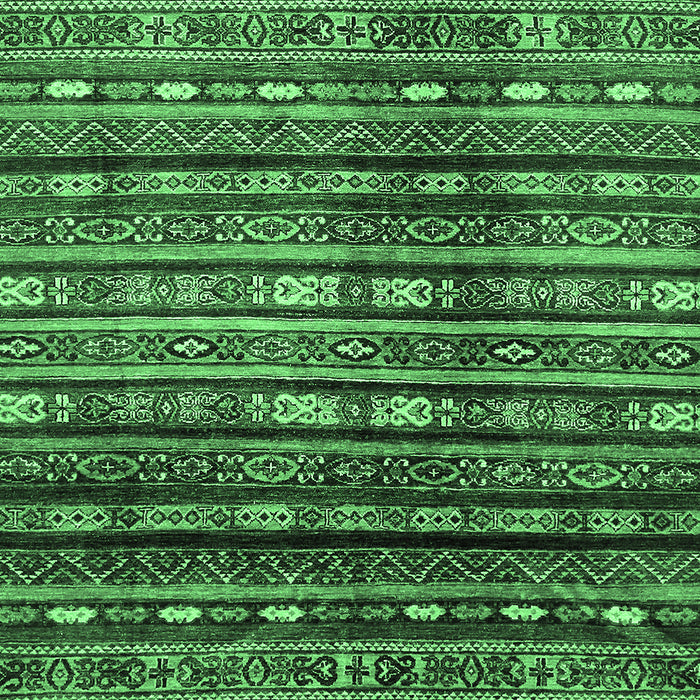 Abstract Emerald Green Modern Rug, abs598emgrn