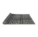 Sideview of Abstract Gray Modern Rug, abs598gry