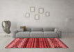 Modern Red Washable Rugs