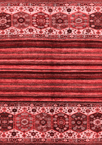 Abstract Red Modern Rug, abs599red