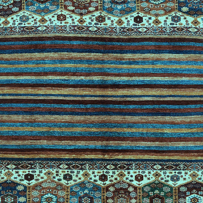 Abstract Light Blue Modern Rug, abs599lblu