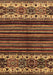 Abstract Brown Modern Rug, abs599brn