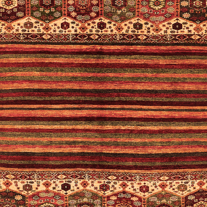 Machine Washable Abstract Orange Modern Area Rugs, wshabs599org