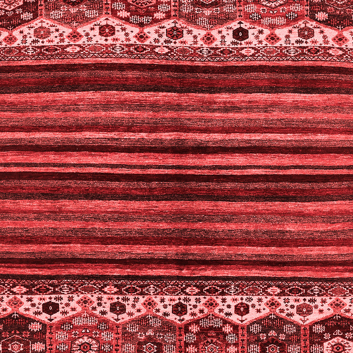 Machine Washable Abstract Red Modern Rug, wshabs599red