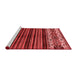 Modern Red Washable Rugs