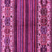 Square Abstract Pink Modern Rug, abs599pnk