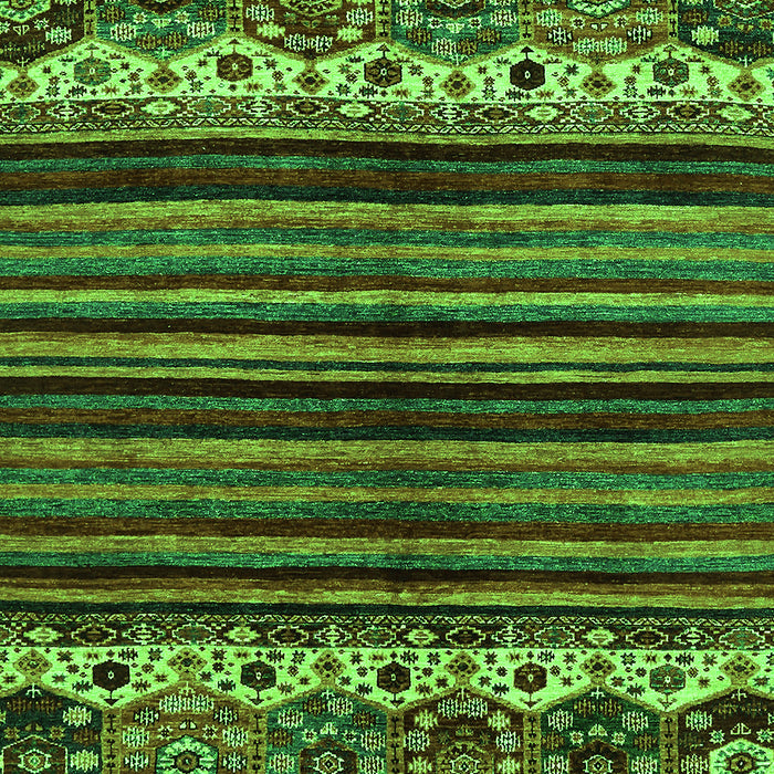 Abstract Green Modern Rug, abs599grn