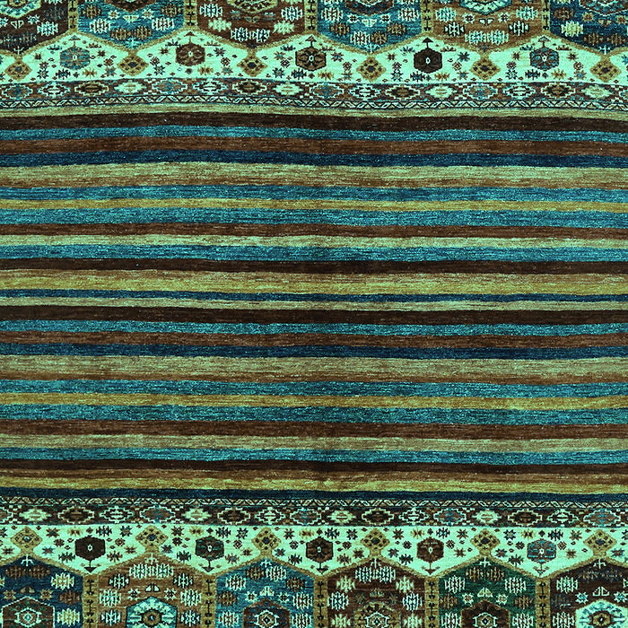 Abstract Turquoise Modern Rug, abs599turq