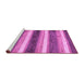 Sideview of Machine Washable Abstract Purple Modern Area Rugs, wshabs59pur