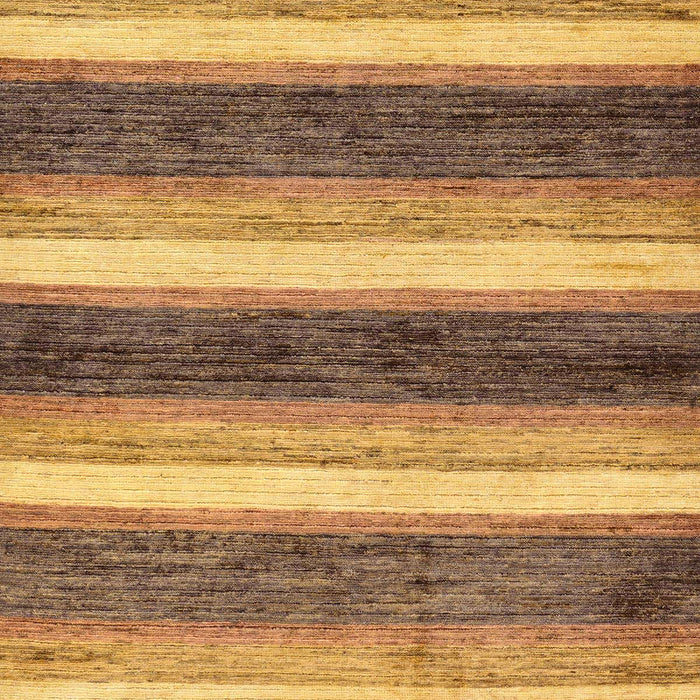 Machine Washable Abstract Saddle Brown Rug, wshabs59